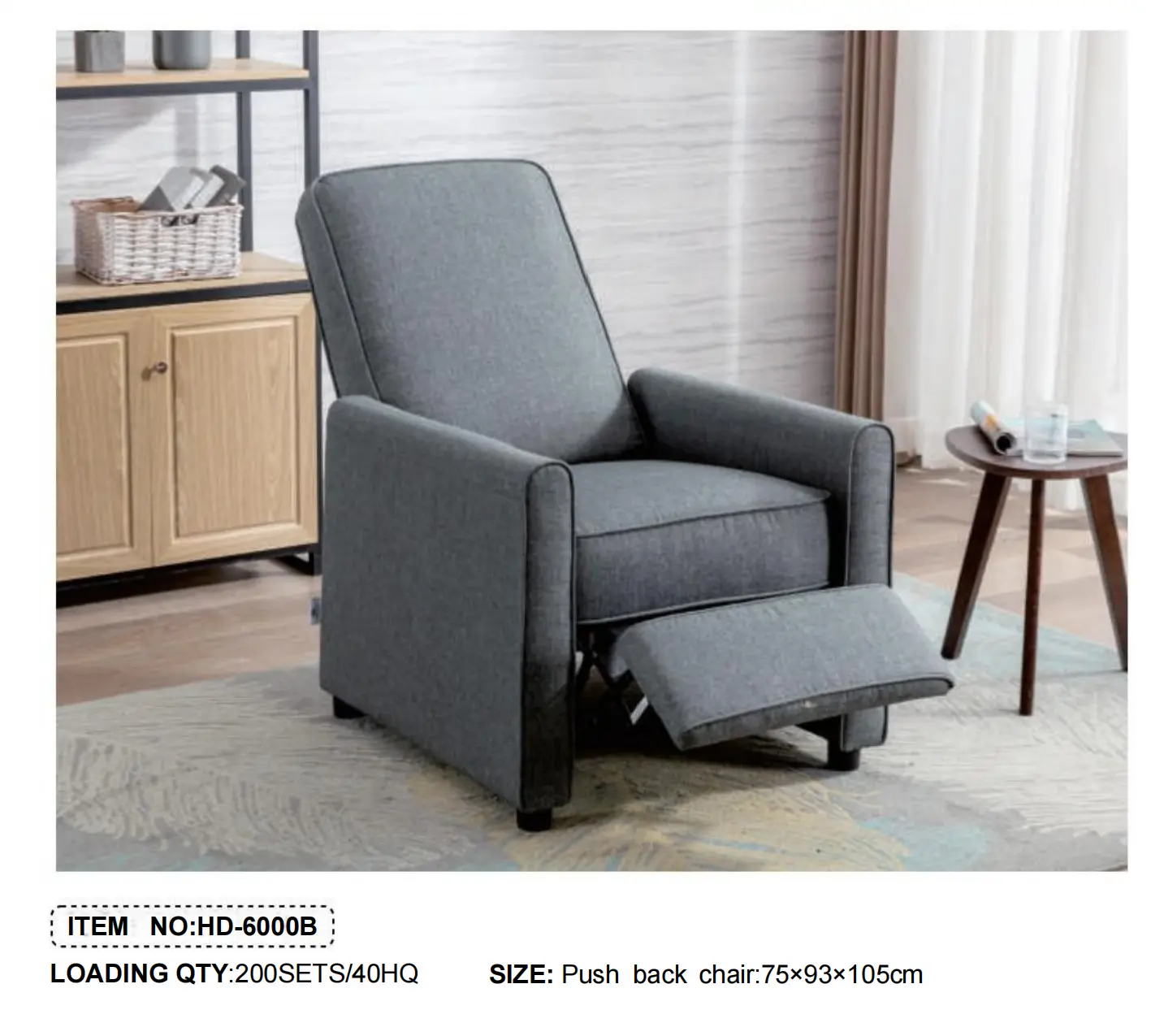 HD-6000B Push-Back Recliner