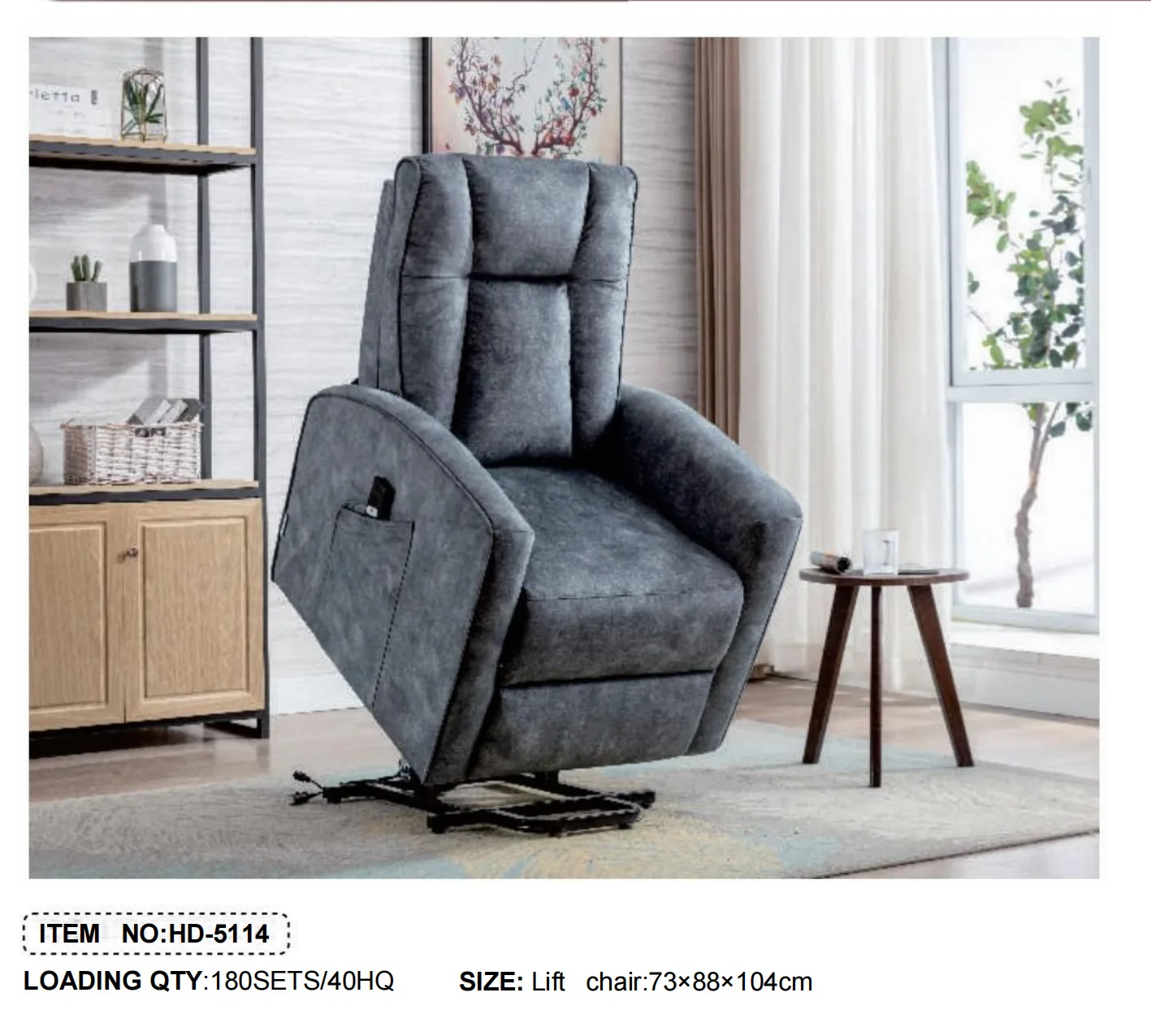 HD-5114 Power Lift Recliner Chair