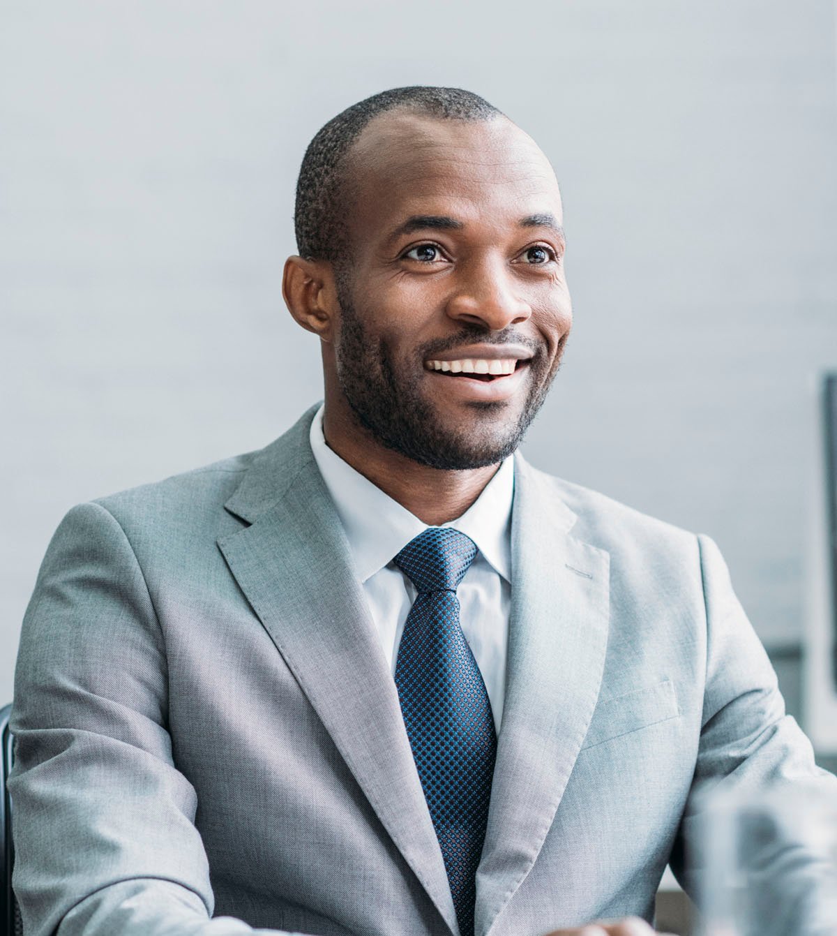 portrait of smiling african american businessman 2 2NANDEP